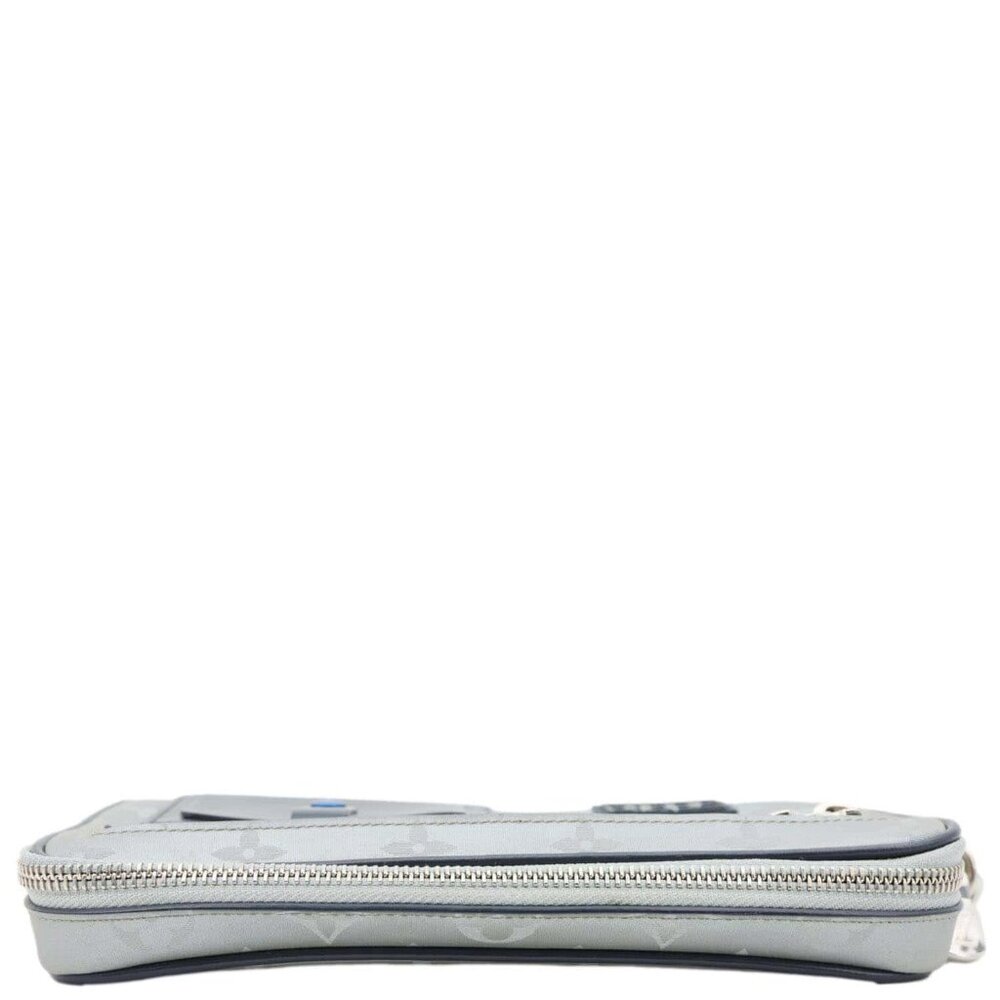 Louis Vuitton  Satellite Alpha Monogram Canvas Clutch Bag Silver - Picture 5 of 14